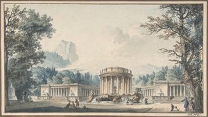 Project voor een Feestdecor, n.d. door Louis Pierre Baltard