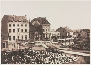 Ongenoemde dankceremonie, juli 1856 door Louis Pierre Theophile Dubois de Nehaut