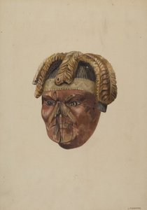 Boegbeeld "S.S. Robert Fulton" door Louis Plogsted