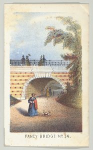 Fancy Bridge No. 14, uit de serie, Uitzichten in Central Park, New York, Deel 3, 1864
