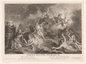 Perseus bevrijdt Andromeda