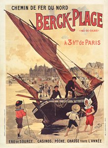Chemins de fer du Nord. Berck-Plage, ca. 1910