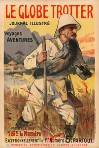 Le Globe Trotter, 1900s door Louis Tauzin