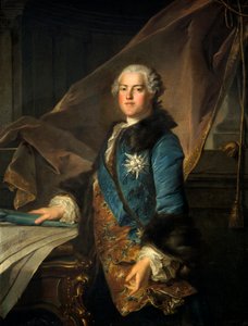 Portret van de Markies van Marigny, 1755