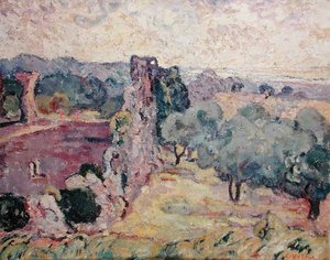 Landschap van Zuid-Frankrijk, c.1908 door Louis Valtat