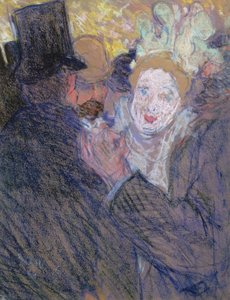 Het gesprek (pastel)