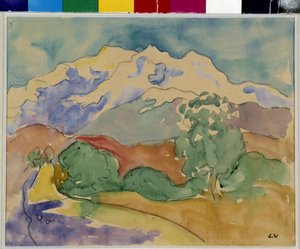 De Sainte Victoire berg door Louis Valtat