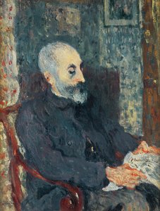 De beeldhouwer Francois Valtat, oudoom van Louis Valtat door Louis Valtat