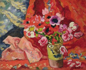 Vaas met bloemen