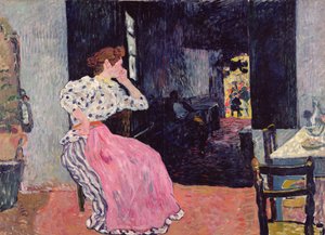 Vrouw in het cabaret