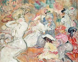 Jonge vrouwen in de tuin, c.1898 door Louis Valtat