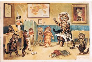 De Stoute Poes, Ansichtkaart, 1960s