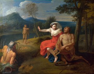 Nessos en Dejanire door Louis de Boullogne