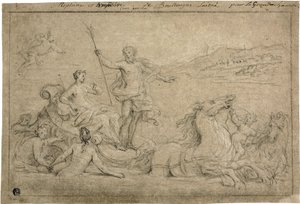 Triomf van Neptunus en Amphitrite door Louis de Boullongne