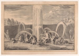 Apollovijver in de tuin van Versailles