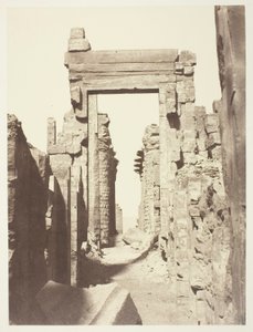 Karnac, Grande Allée du Milieu des Ruines, ingang oost door Louis de Clercq