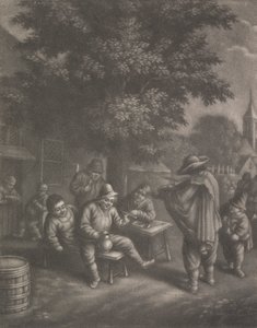 Zwervende muzikanten door Louis de Fontaine