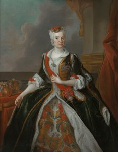 Portret van Maria Josepha van Oostenrijk door Louis de Silvestre