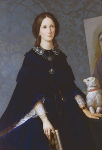 Zelfportret, circa 1865 door Louisa Grace Bartolini