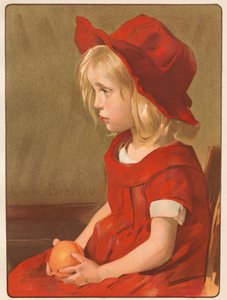 Meisje met de sinaasappel, 1899 door Louise Breslau