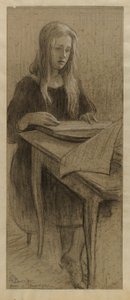 Schoolgirl door Louise Breslau