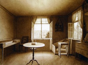 Interieur van het huis van de kunstenaar door Louise Cochelet