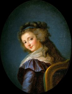 Portret van Adélaïde de la Briche 1755-1844, 1790 door Elisabeth Louise Vigee Lebrun