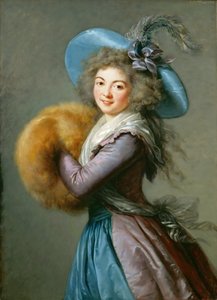 Portret van Madame Molé-Raymond door Elisabeth Louise Vigee Lebrun