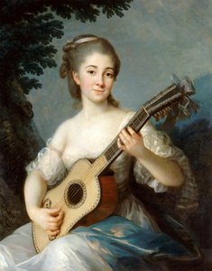 Portret van Marie-Louise de Robien door Elisabeth Louise Vigee Lebrun