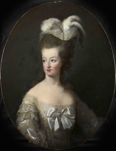 Portret van Koningin Marie Antoinette van Frankrijk 1755-1793