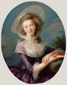 Portret van Vicomtesse de Vaudreuil