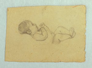 Studie van een baby