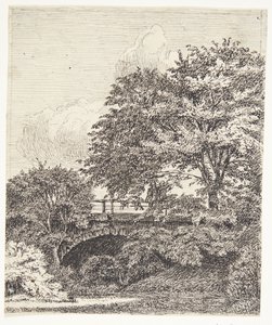 Brug bij Hammershus door Louise Ravn Hansen