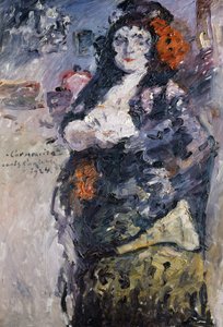 Carmencita, Portret van Charlotte Berend-Corinth in Spaanse Kleding door Lovis (1858 1925) Corinth