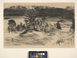 Grote Walchenzee door Lovis (1858 1925) Corinth