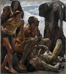 De rouw door Lovis Corinth