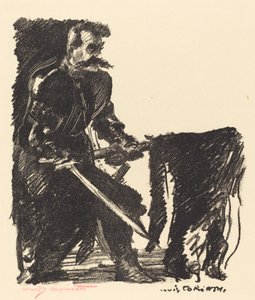 Vaandeldrager door Lovis Corinth