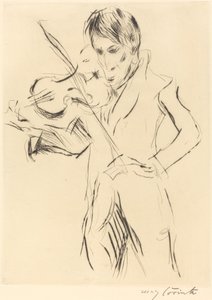 Portret van Andreas Weissgaerber, 1919 door Lovis Corinth