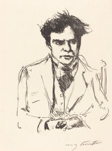 Portret van Joseph Schwarz, 1916 door Lovis Corinth