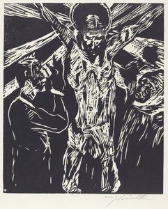 De Kruisiging, 1919 door Lovis Corinth