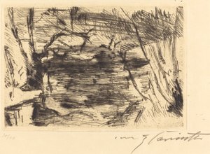 Het Nieuwe Meer door Lovis Corinth