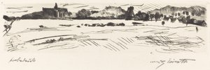 Duinlandschap, 1917 door Lovis Corinth