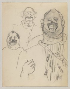 Uitnodigingskaart voor het zilveren huwelijksfeest van Louis Gessler en vrouw door Lovis Corinth