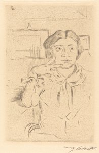 Vrouw van de kunstenaar door Lovis Corinth