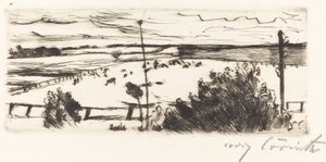 Zeegezicht door Lovis Corinth