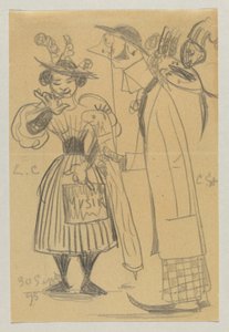 Lovis Corinth aan Carl Strathmann door Lovis Corinth