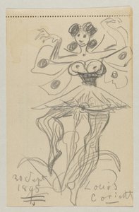 Lovis Corinth aan Carl Strathmann door Lovis Corinth
