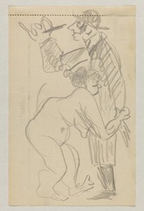 Lovis Corinth aan Carl Strathmann door Lovis Corinth