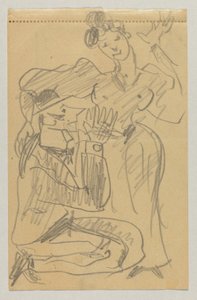 Lovis Corinth aan Carl Strathmann door Lovis Corinth