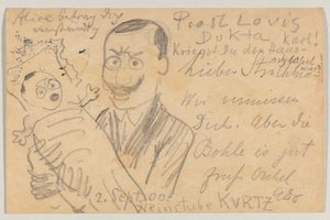 Lovis Corinth aan Carl Strathmann: Ansichtkaart